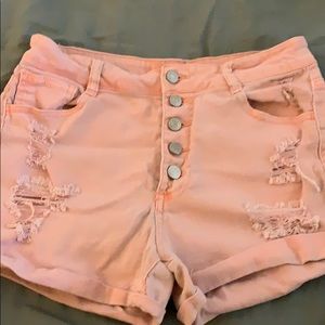High waist shorts
